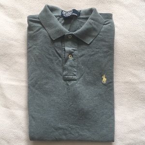 Teal colored polo by Ralph Lauren